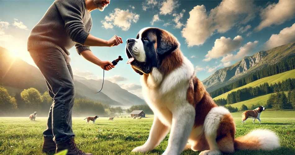 Saint Bernard training