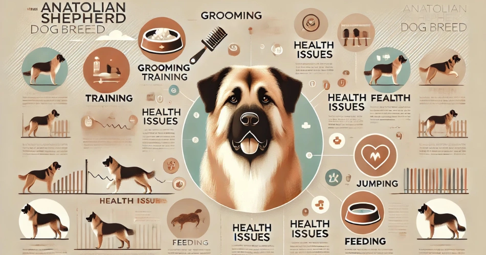 Anatolian Shepherd dog breeds infographic 