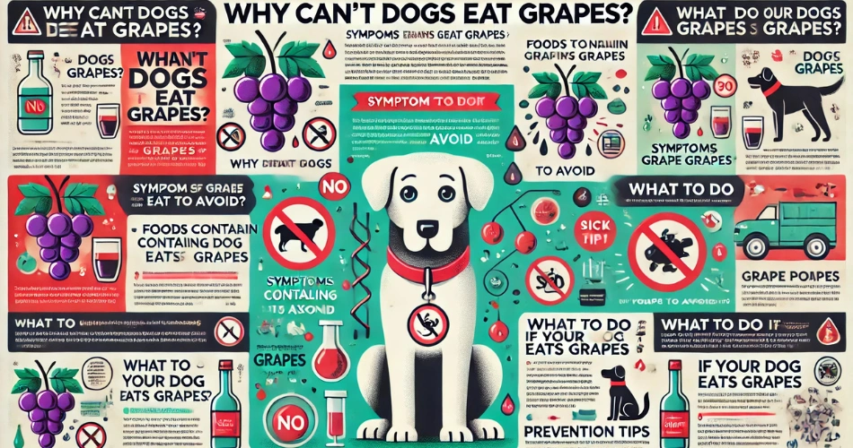 infographic Can dogs eat grapes