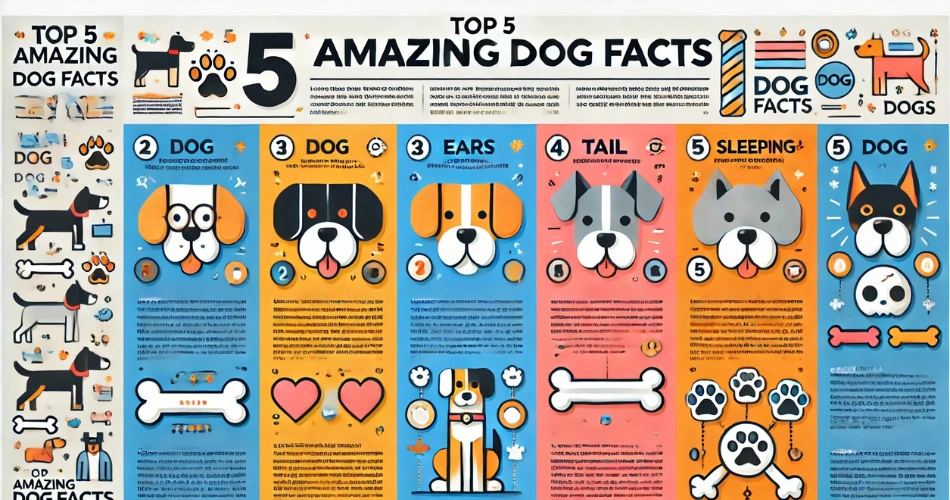 Preety Dog | Celebrating the Beauty of Every Dog 173 Infographic summarizing top amazing dog facts